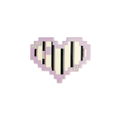 Mosaic Heartbeat Hair Clip
