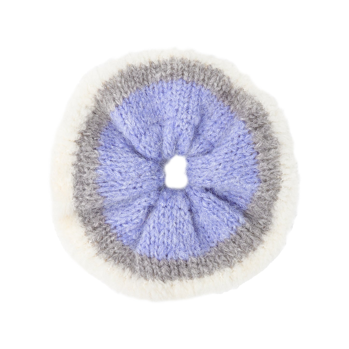 Merino Wool Colorful Knit Scrunchie