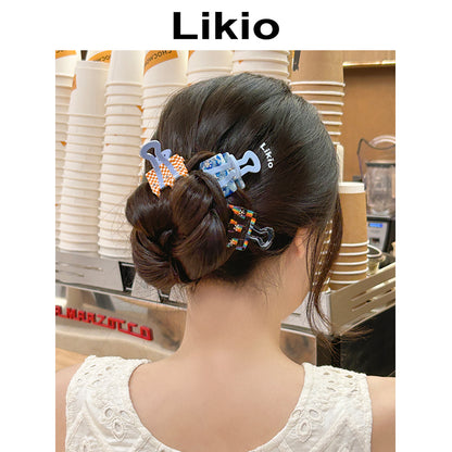 Stationery Series Colorful Mini Binder Hair Claw