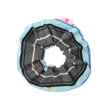 Colorful Stripe Retro Scrunchie