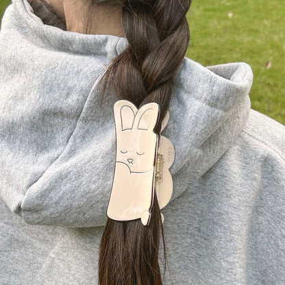 Hugging Bunny Hair Clip