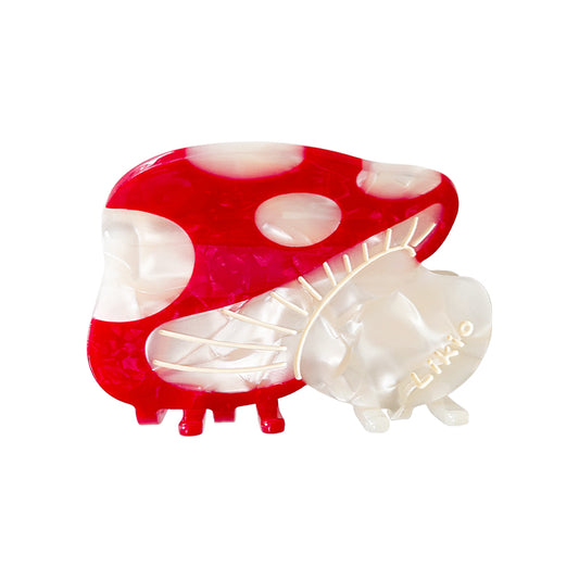 Fairy Forest Mushroom Colorblock Hair Claw