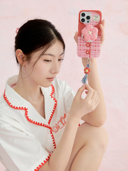 Likio x Xiaoxiao – Carved Fruit Handwoven Tassel Charm
