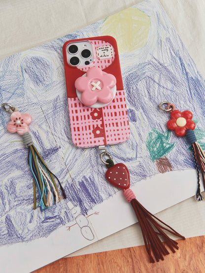 Likio x Xiaoxiao – Carved Fruit Handwoven Tassel Charm