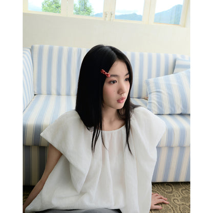 Puffed Ribbon Bow Hair Claw