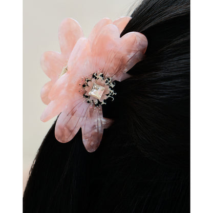 Diamond Daisy Hair Claw