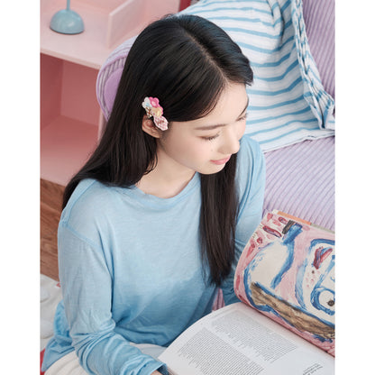 Likio × Sharkgirl Florist Collection - Polka Dot Vase Hair Clip