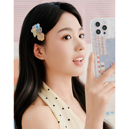 Likio × Sharkgirl Florist Collection - Polka Dot Vase Hair Clip
