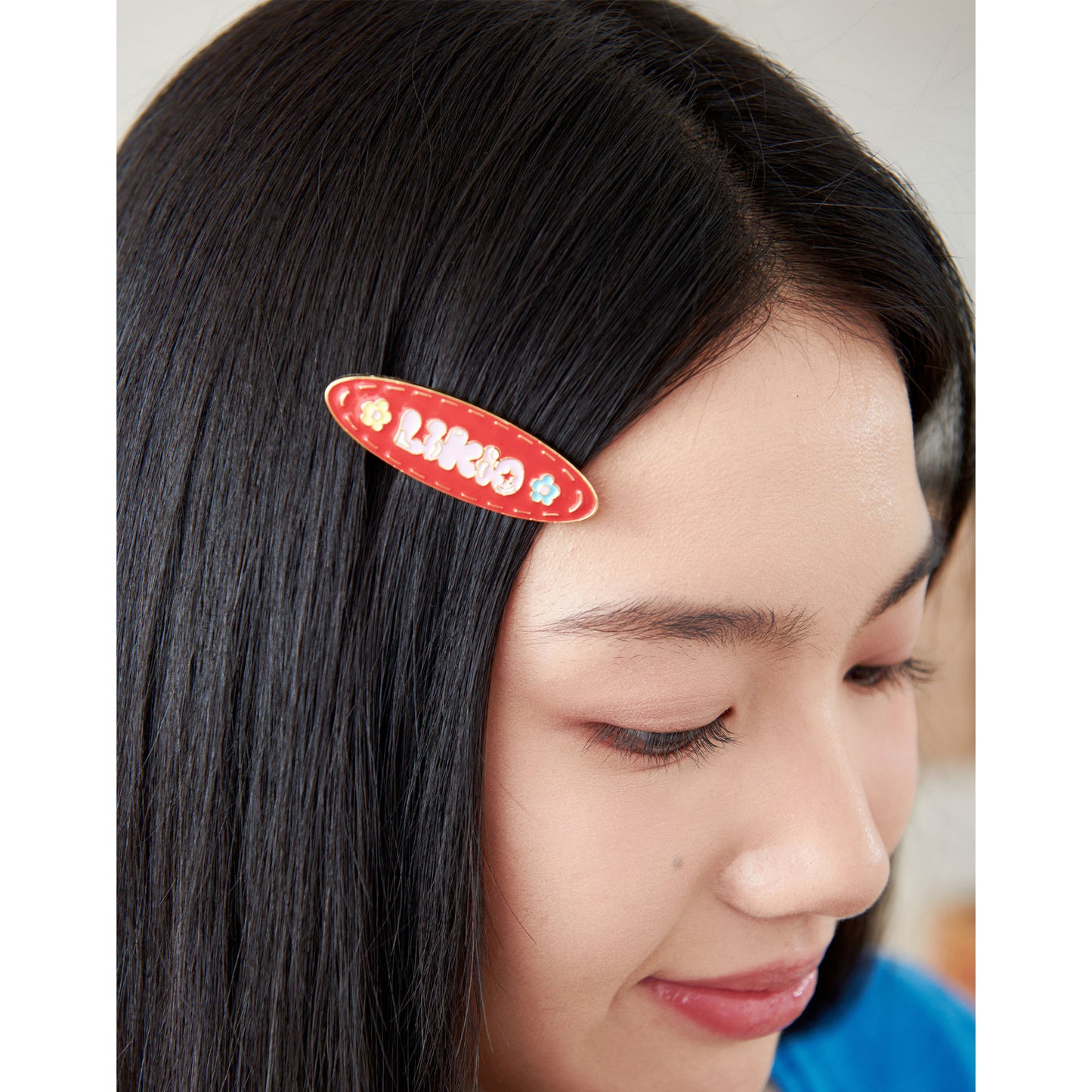 Freedom Kitchen Series Steam Graffiti Enamel Metal Hair Clip