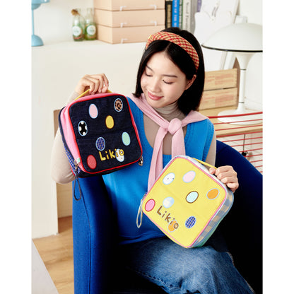 Inspiration Collage Standing Makeup Bag