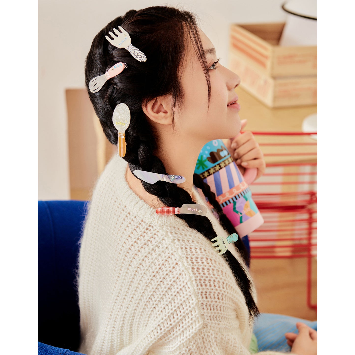 Freedom Kitchen Series "What's for Breakfast" Color Hair Clip