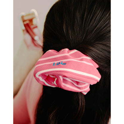 Colorful Stripe Retro Scrunchie