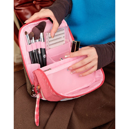 Inspiration Collage Standing Makeup Bag