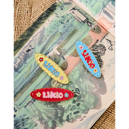 Freedom Kitchen Series Steam Graffiti Enamel Metal Hair Clip