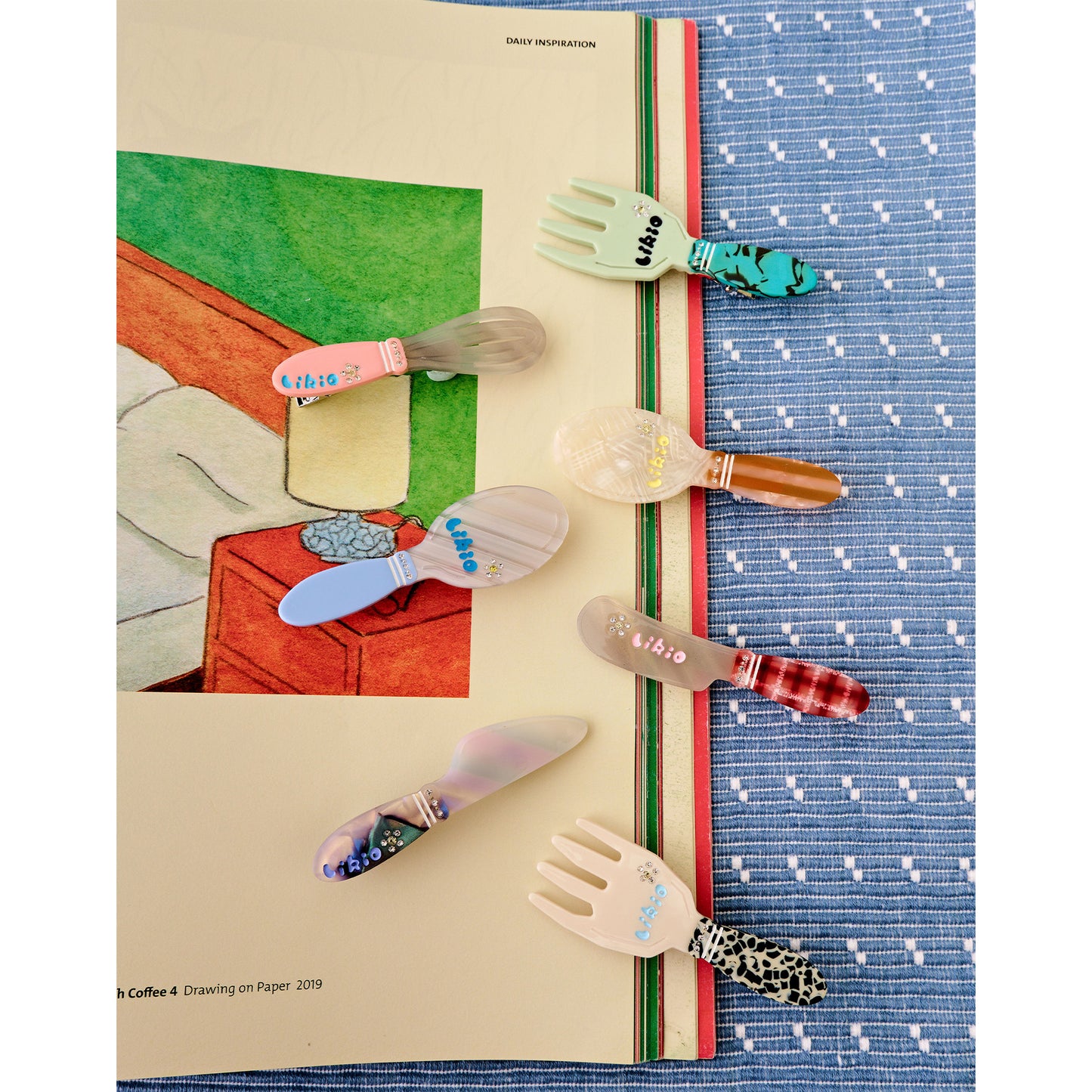 Freedom Kitchen Series "What's for Breakfast" Color Hair Clip