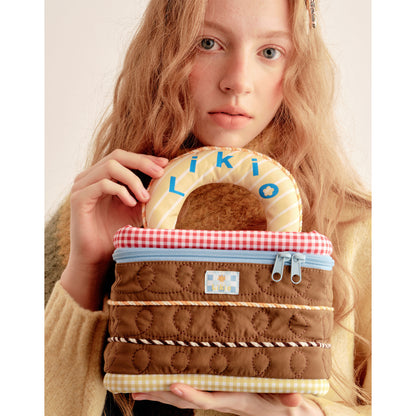 Doodle Birthday Cake Makeup Bag