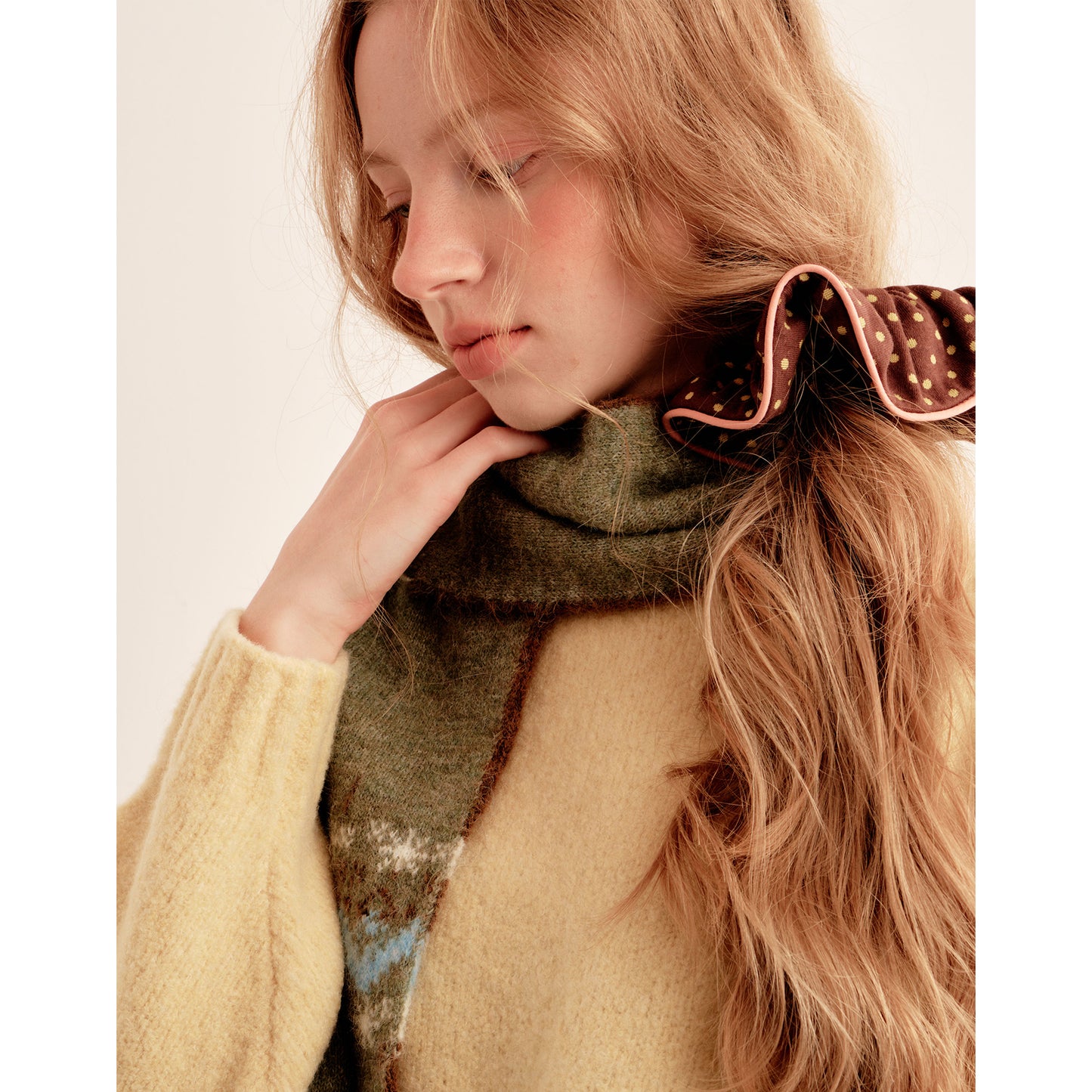 Colorful Dots Soft Scrunchie