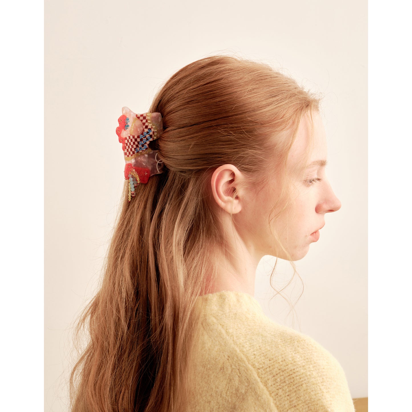 Lucky Pony Beads Hair Claw