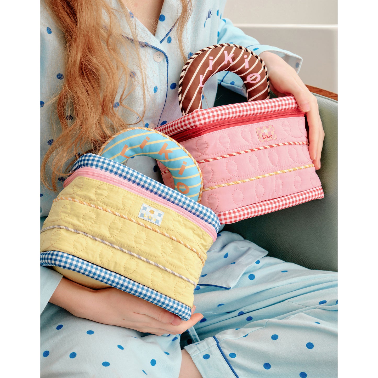 Doodle Birthday Cake Makeup Bag