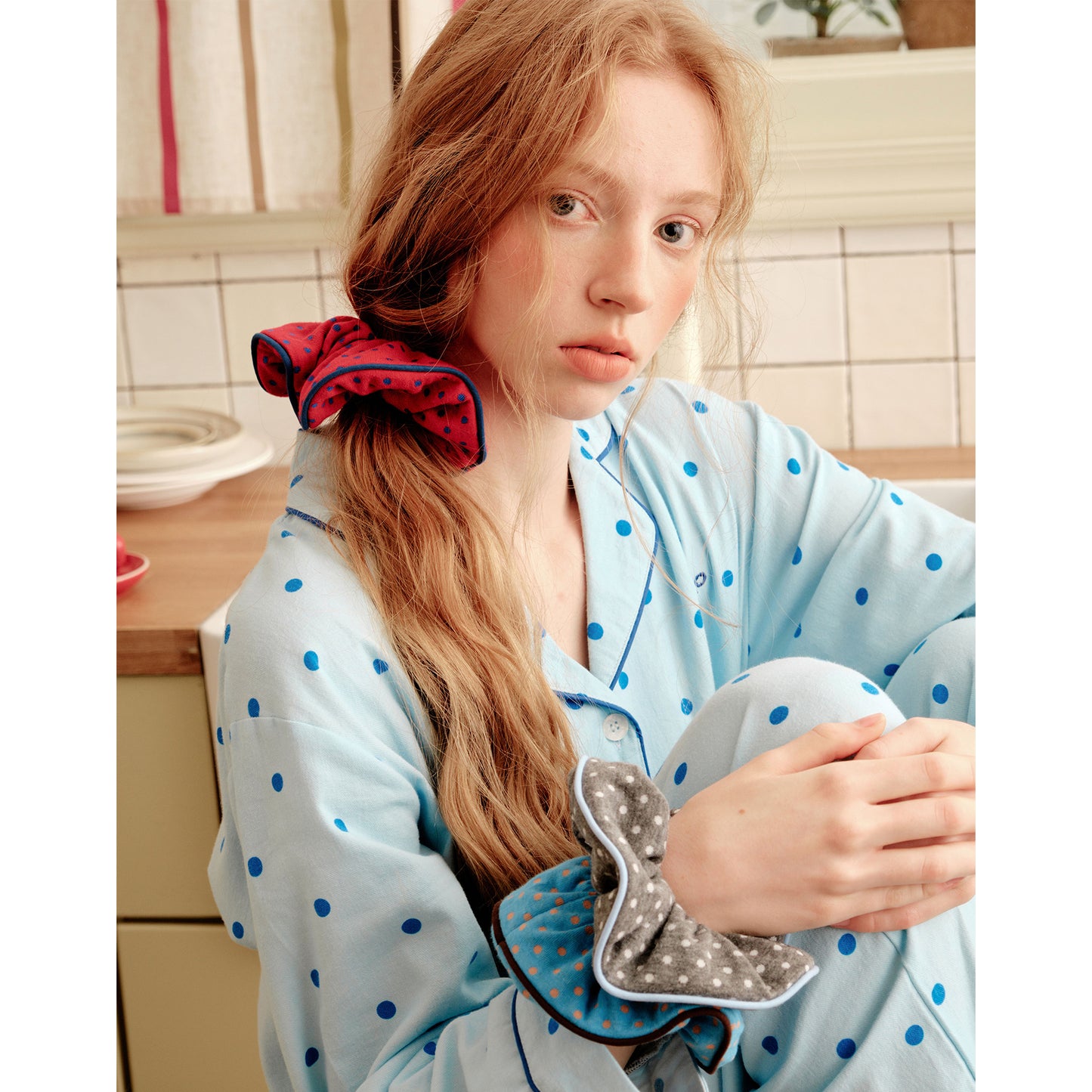 Colorful Dots Soft Scrunchie