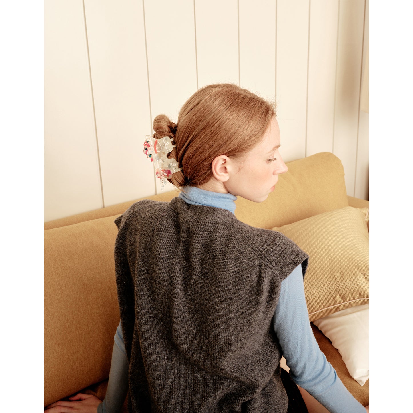 Lucky Pony Beads Hair Claw