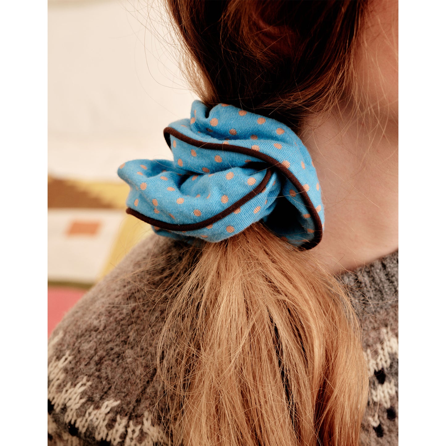 Colorful Dots Soft Scrunchie