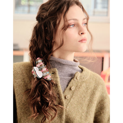 Whimsical Holiday Snowman Hair Claw