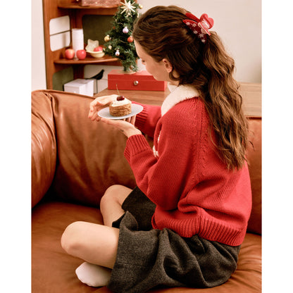 Whimsical Holiday Snowman Hair Claw