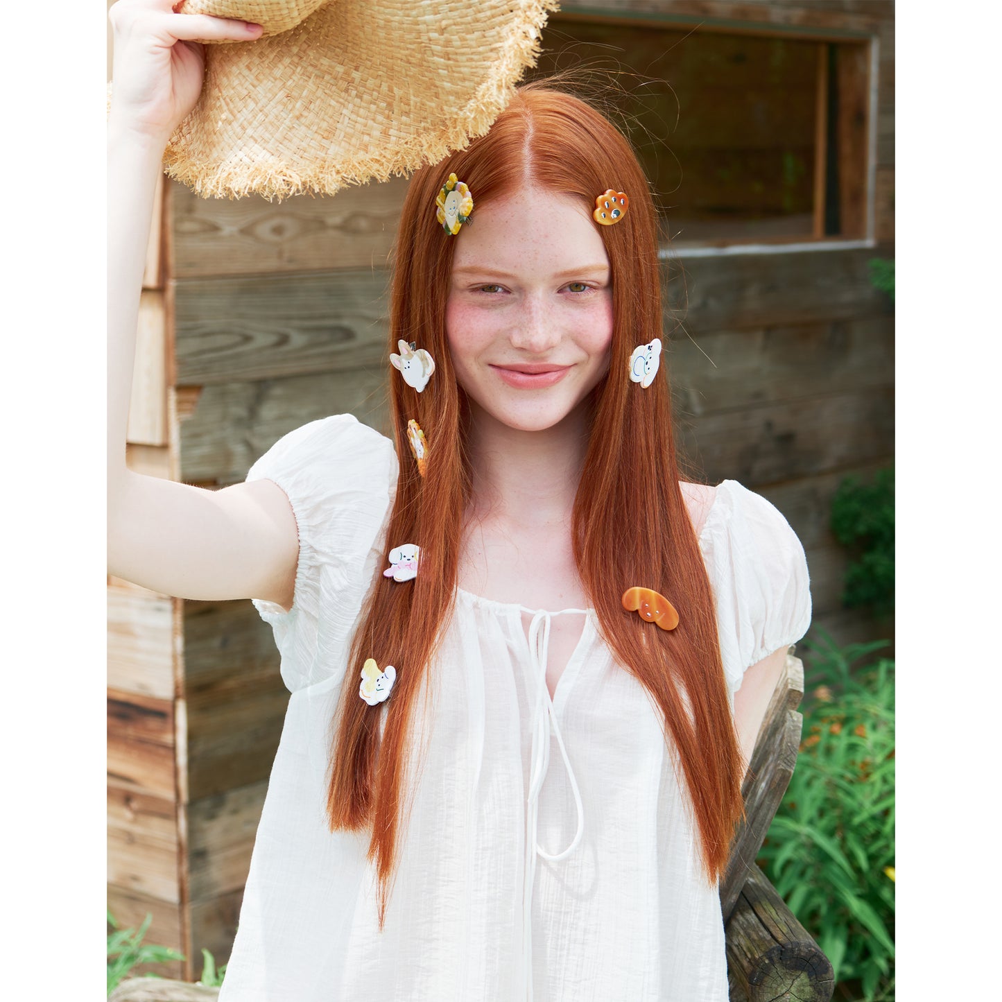 Likio × Teraoka Natsumi 2026 Collection Biscuit Puppy Hair Clip