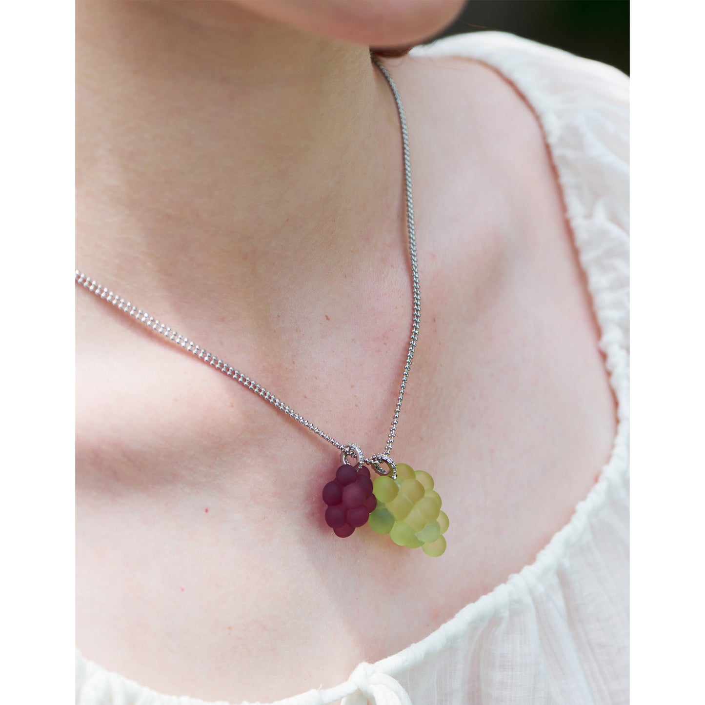 Likio Orchard Collection Twinkly Starfruit Crystal & Pearl Beaded Necklace