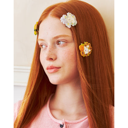 Likio × Teraoka Natsumi 2026 Collection Puppy in Bloom Yarn Hair Clip