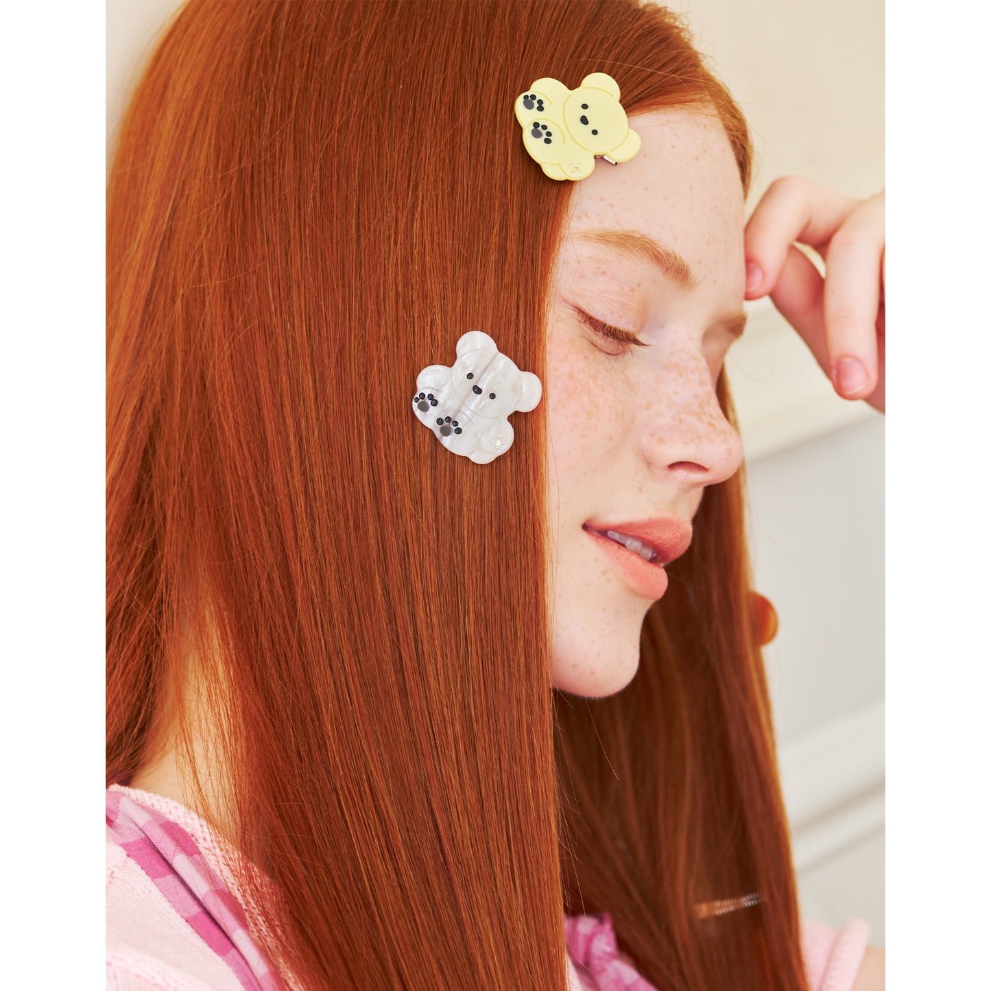 Likio × Teraoka Natsumi 2026 Collection Starry Quilt Hair Claw & Hair Clip Set