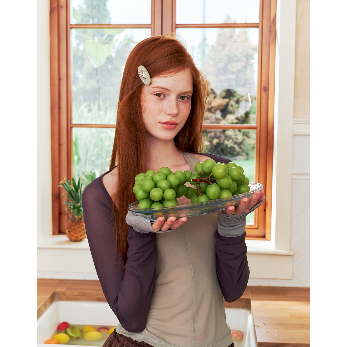 Likio Fruit Collection Grape Hair Clip