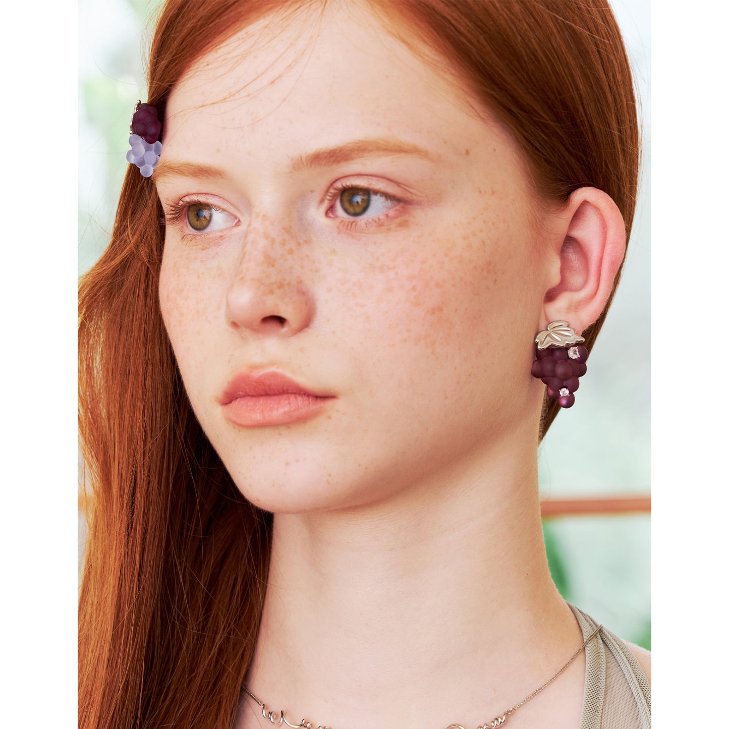 Likio Orchard Collection Grape Gem Earrings