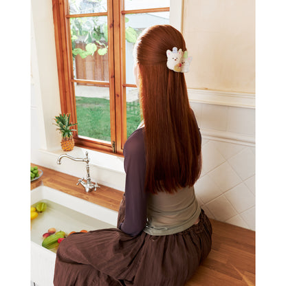 Likio × Teraoka Natsumi 2026 Collection Celebration Puppy Flat Hair Claw
