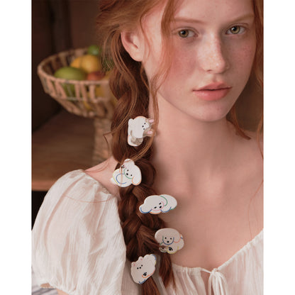 Likio × Teraoka Natsumi 2026 Collection Marshmallow Puppy Hair Clip New