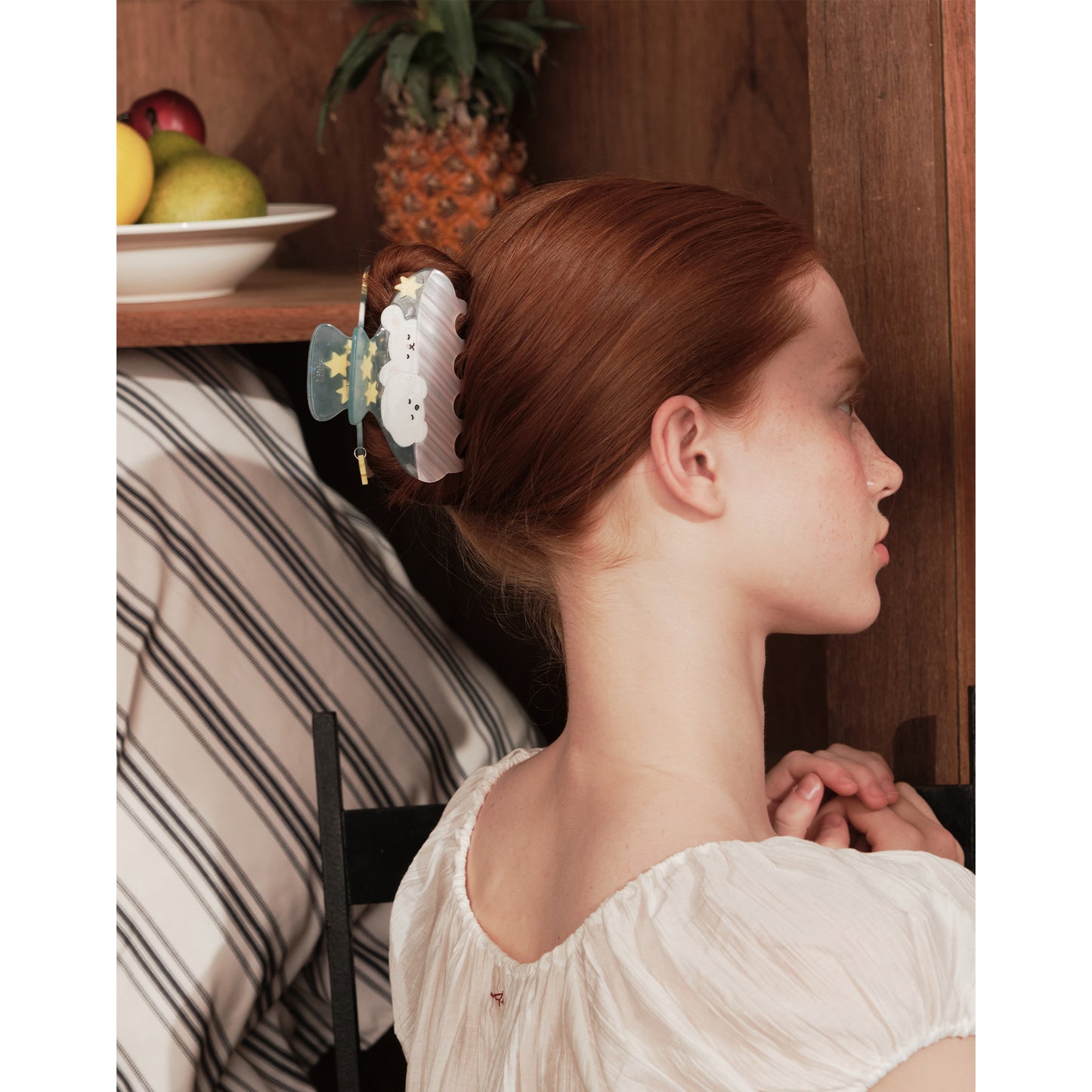 Likio × Teraoka Natsumi 2026 Collection Starry Quilt Hair Claw & Hair Clip Set