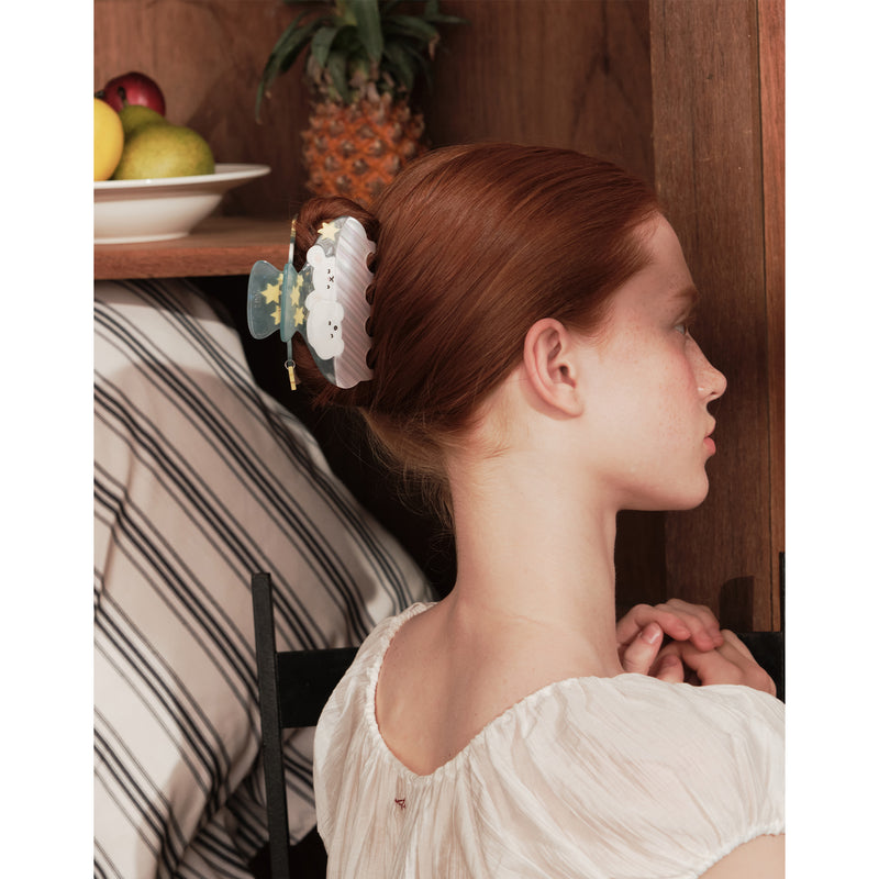 Likio × Teraoka Natsumi 2026 Collection Starry Quilt Hair Claw & Hair Clip Set