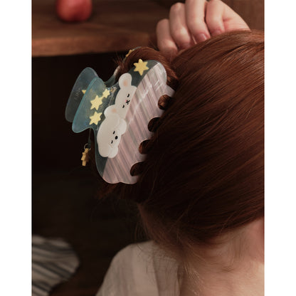 Likio × Teraoka Natsumi 2026 Collection Starry Quilt Hair Claw & Hair Clip Set