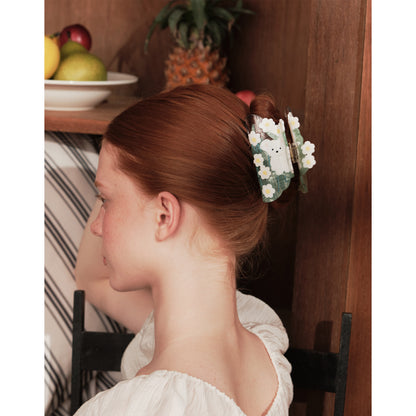 Likio × Teraoka Natsumi 2026 Collection Puppy in Bloom Hair Claw
