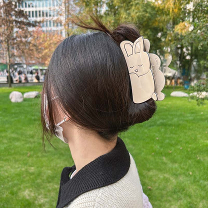 Hugging Bunny Hair Clip