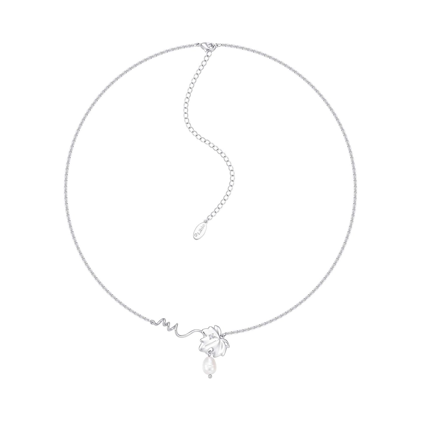 Likio Orchard Collection Twinkly Starfruit Crystal & Pearl Beaded Necklace