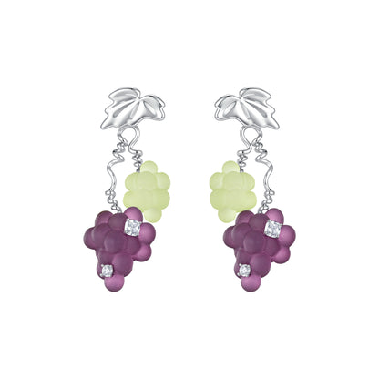 Likio Orchard Collection Grape Gem Earrings