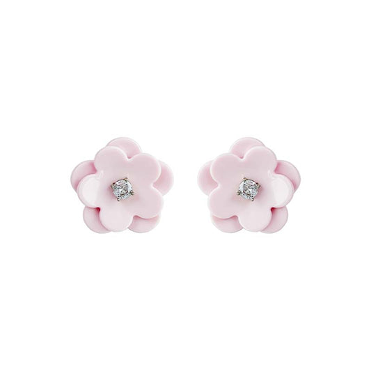 Double Layers Flower Earrings