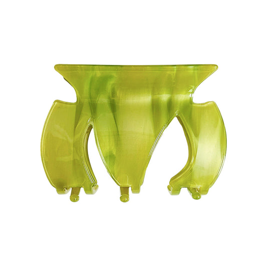 Text Flame Minimalist Hair Claw