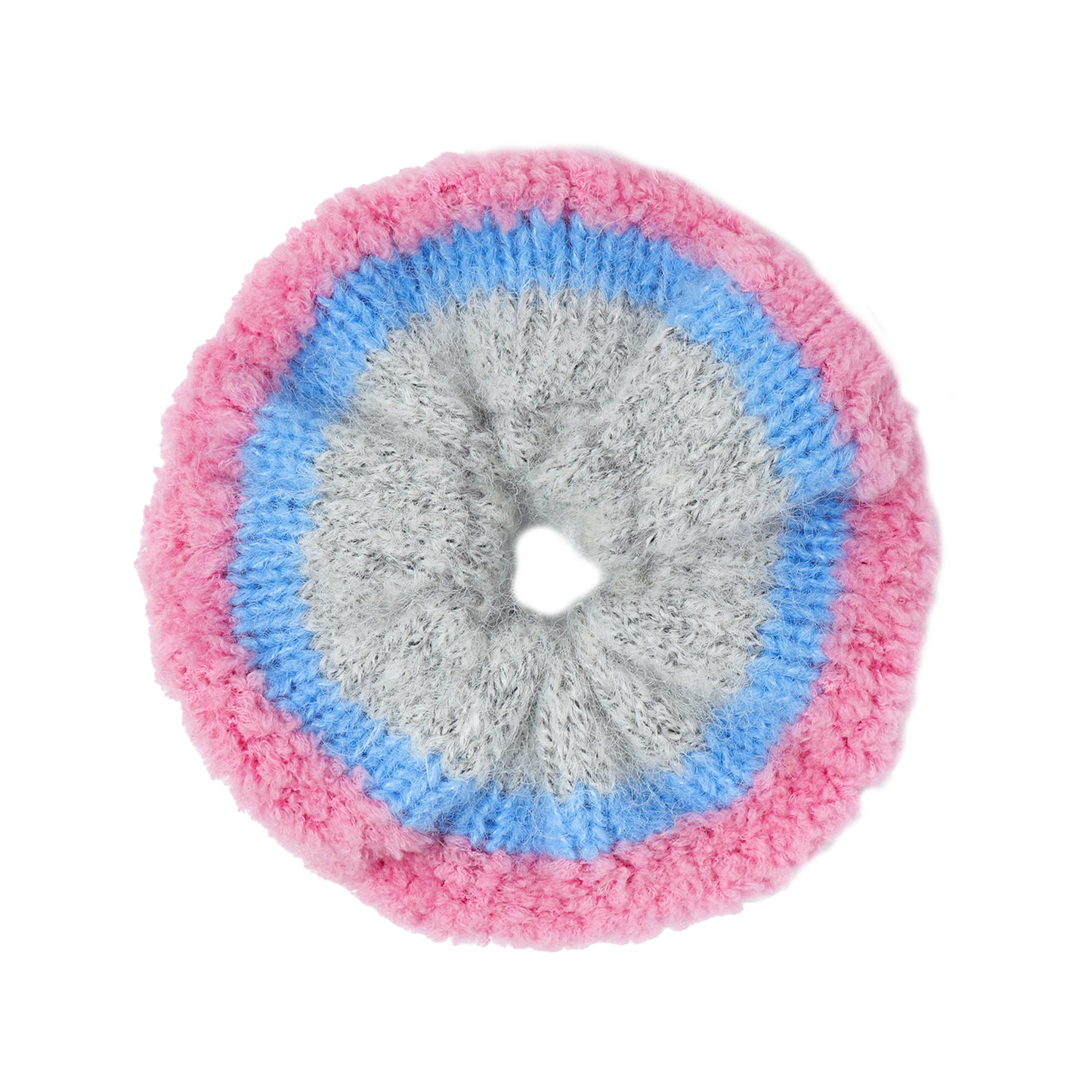 Merino Wool Colorful Knit Scrunchie