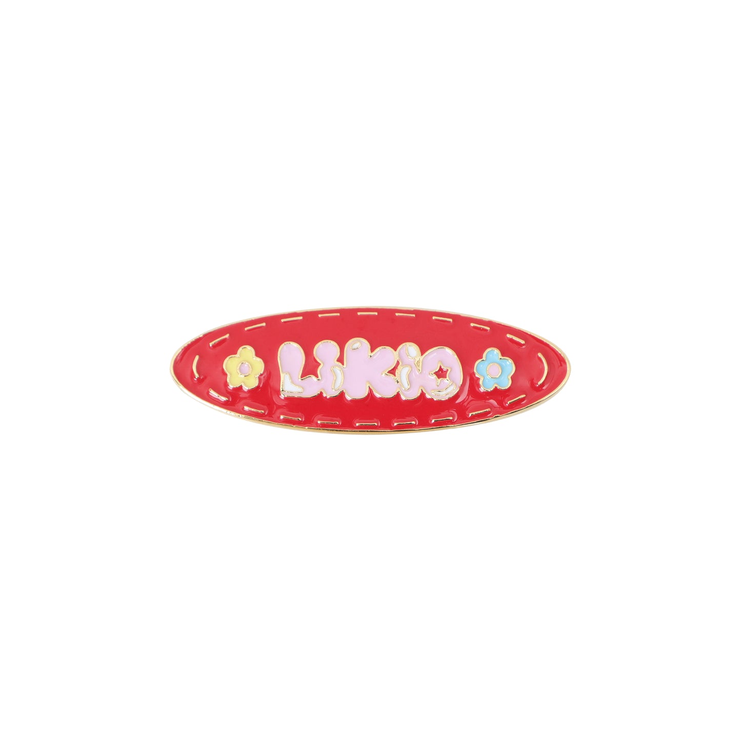 Freedom Kitchen Series Steam Graffiti Enamel Metal Hair Clip