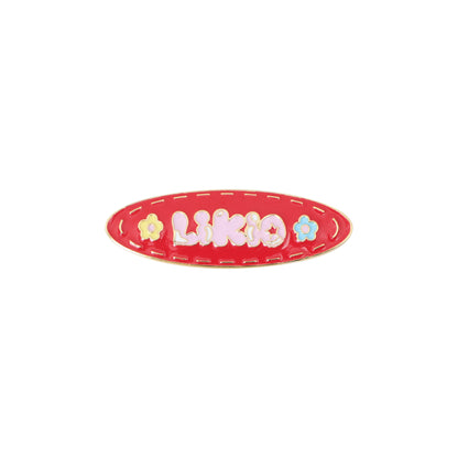 Freedom Kitchen Series Steam Graffiti Enamel Metal Hair Clip