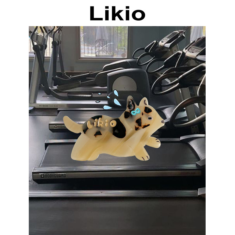 Cookie Pup Hand-Drawn Pattern Hair Clip