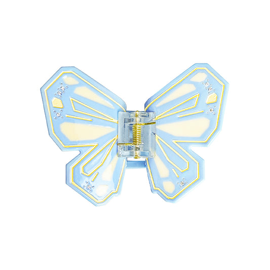 Geometric Patchwork Butterfly Hair Claw